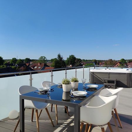 Penthouse Mit Whirlpool Im Herzen Von Niedersachsen Burgwedel  Eksteriør billede