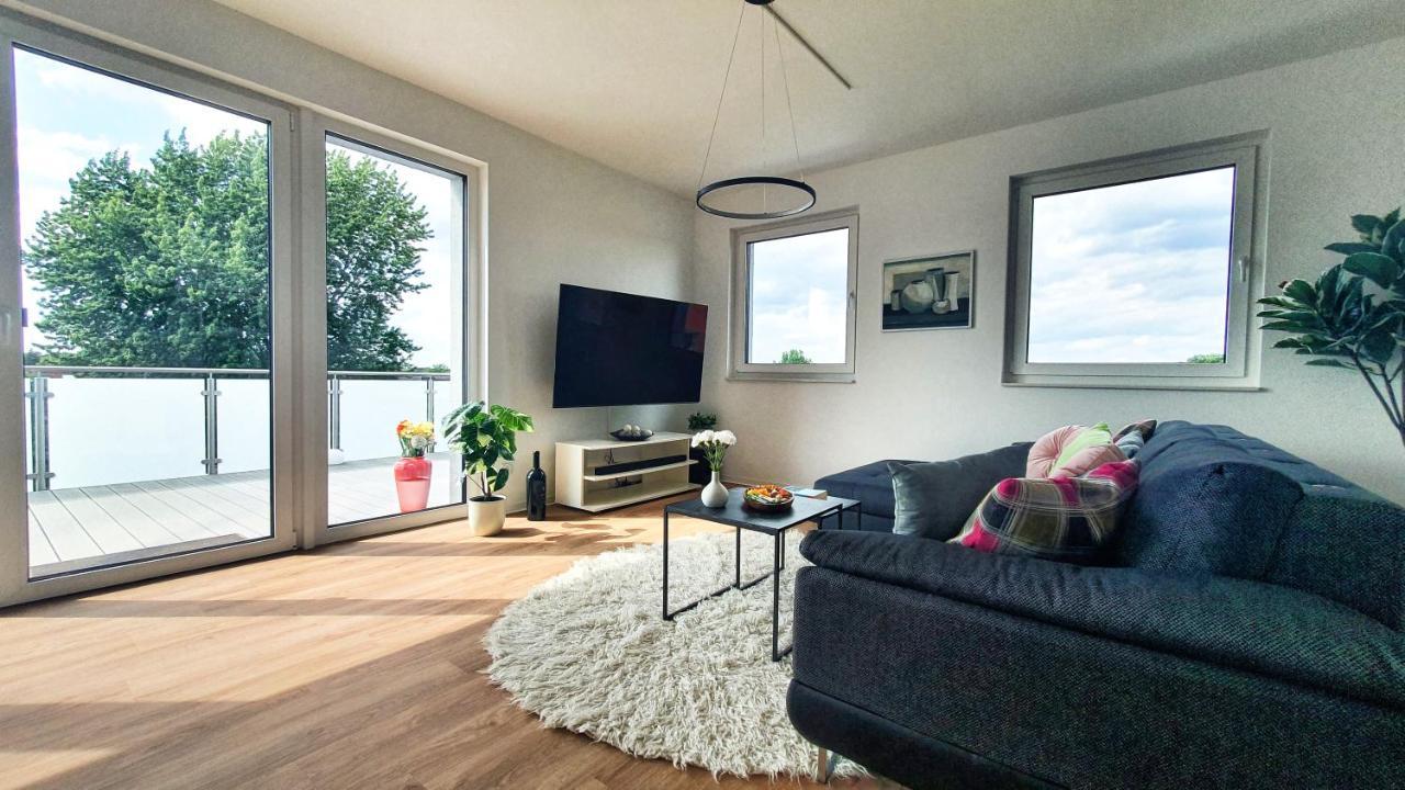 Penthouse Mit Whirlpool Im Herzen Von Niedersachsen Burgwedel  Eksteriør billede